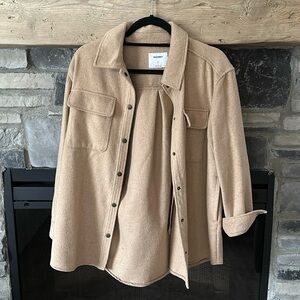 Light brown shacket. Great condition!